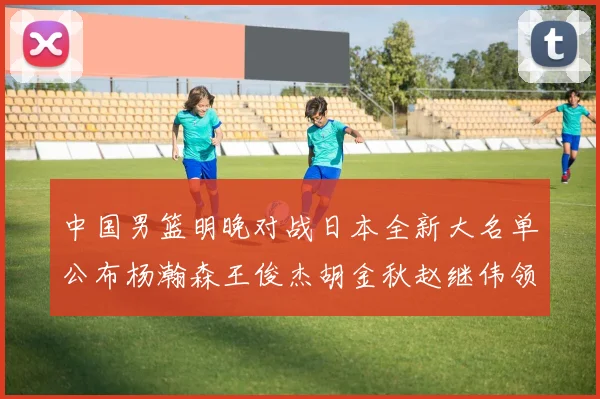 中国男篮明晚对战日本全新大名单公布杨瀚森王俊杰胡金秋赵继伟领衔出战